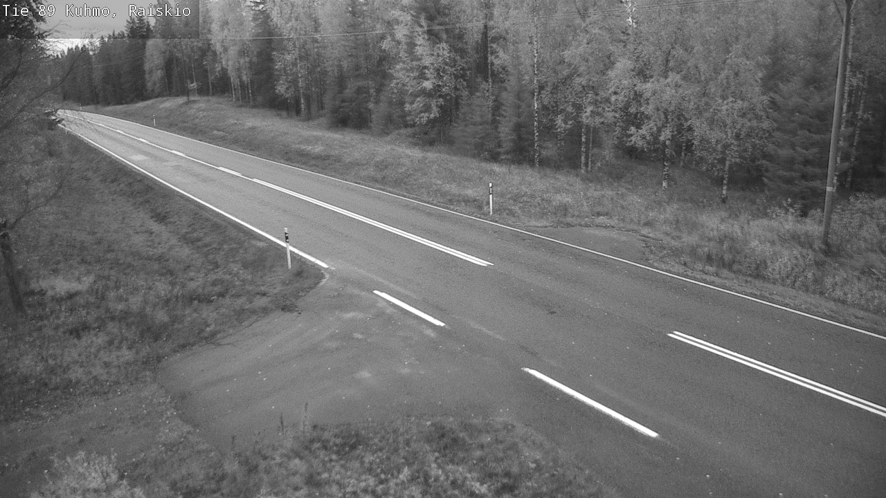 Weather Camera Image Road 89 Kuhmo, Raiskio, Kuhmo, Kainuu