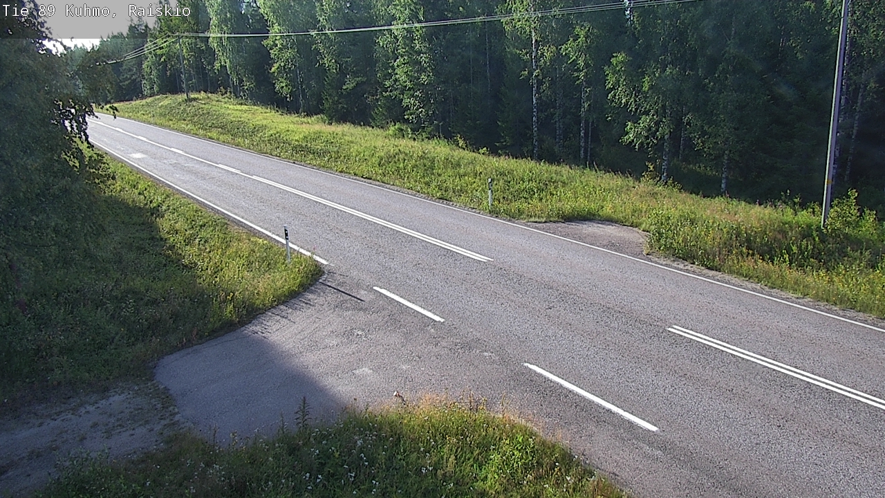Weather Camera Image Road 89 Kuhmo, Raiskio, Kuhmo, Kainuu