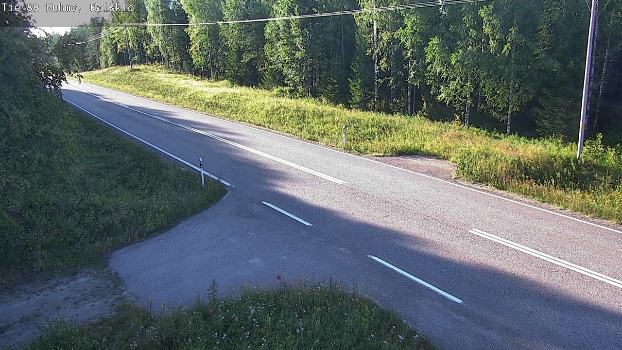 Weather Camera Image Road 89 Kuhmo, Raiskio, Kuhmo, Kainuu