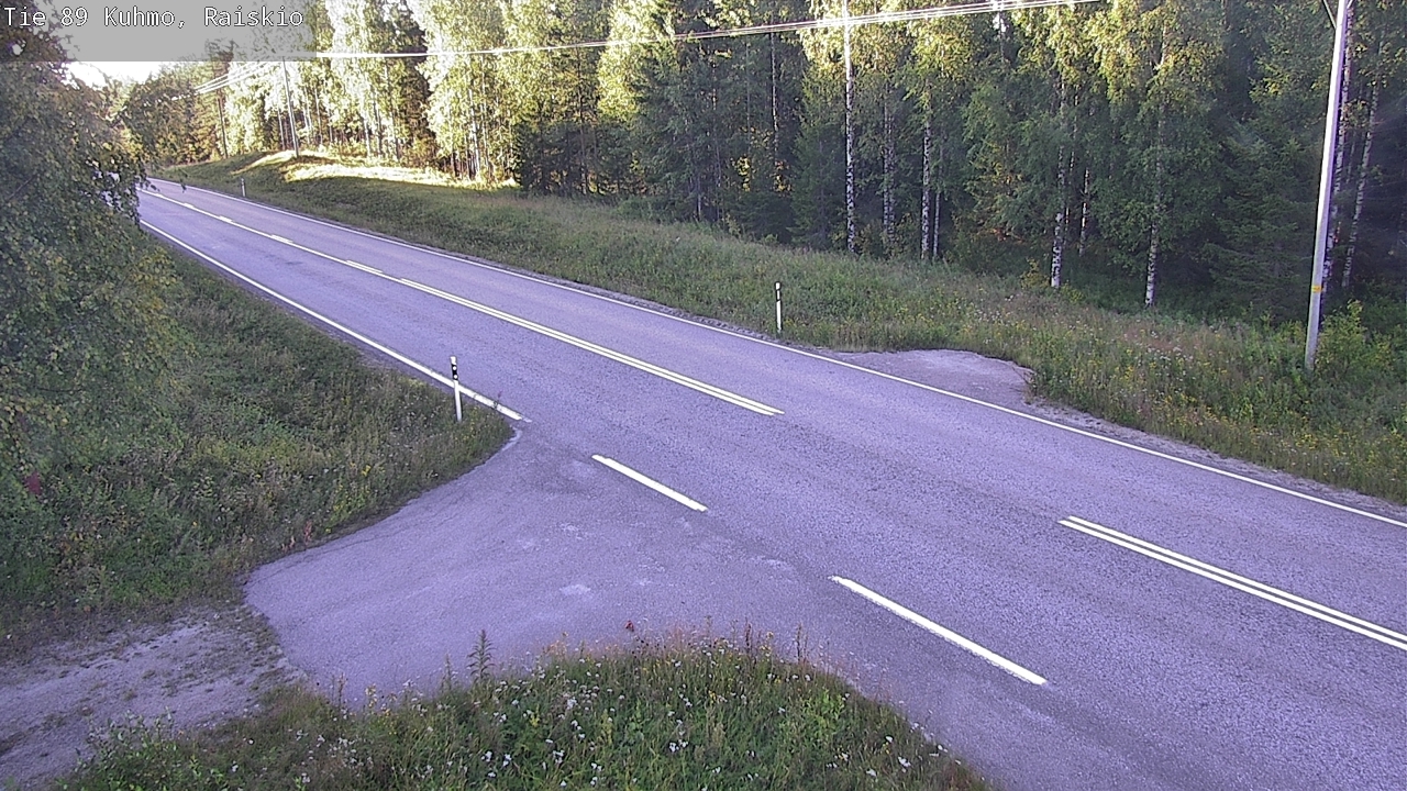Weather Camera Image Road 89 Kuhmo, Raiskio, Kuhmo, Kainuu