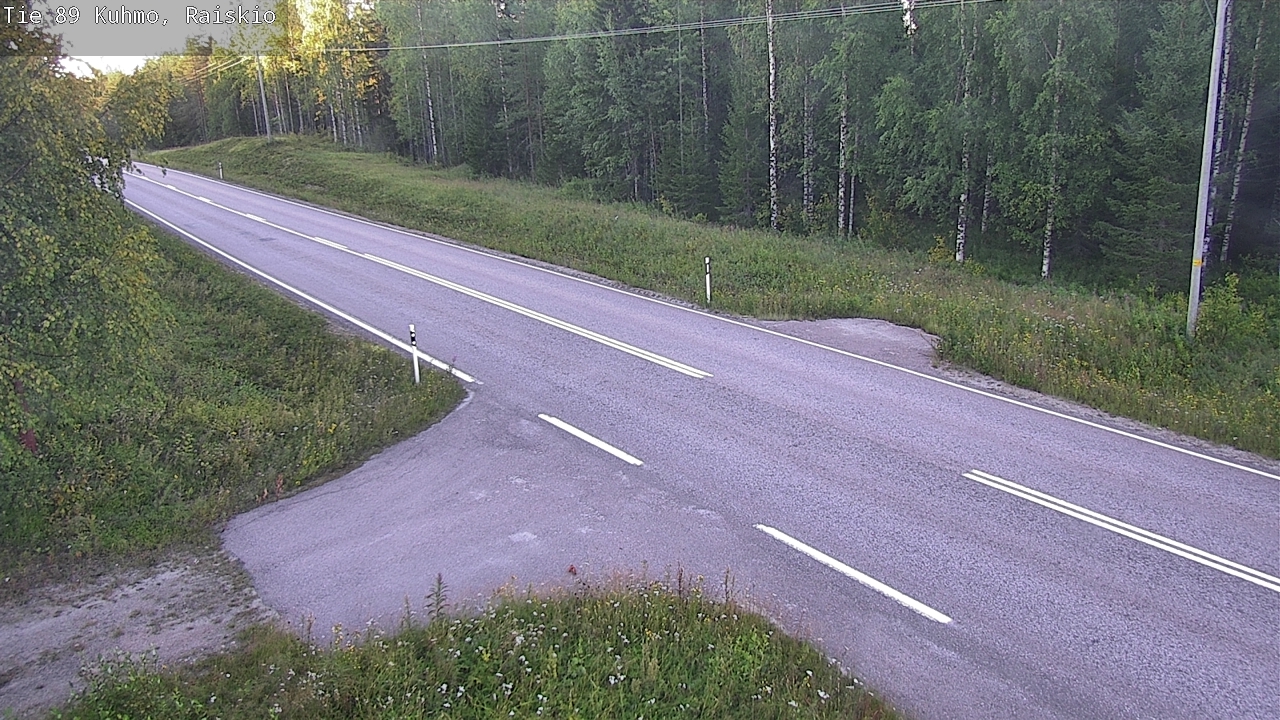 Weather Camera Image Road 89 Kuhmo, Raiskio, Kuhmo, Kainuu