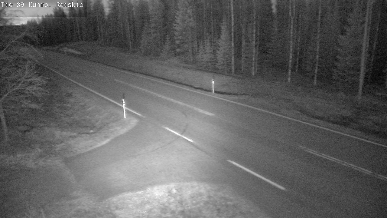Weather Camera Image Road 89 Kuhmo, Raiskio, Kuhmo, Kainuu