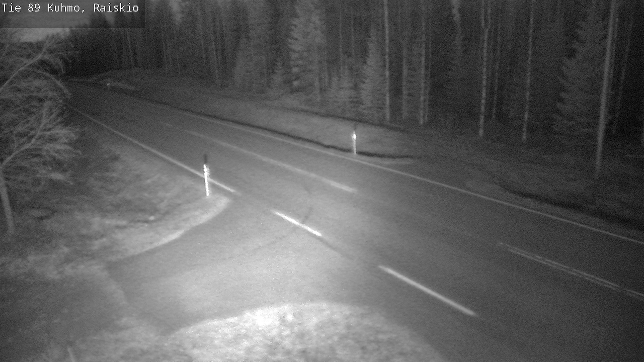 Weather Camera Image Road 89 Kuhmo, Raiskio, Kuhmo, Kainuu