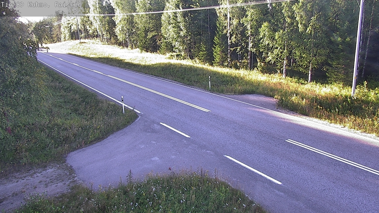 Weather Camera Image Road 89 Kuhmo, Raiskio, Kuhmo, Kainuu