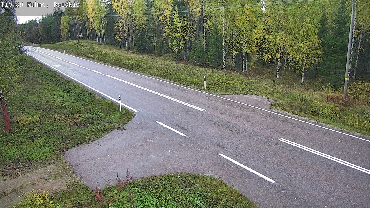 Weather Camera Image Road 89 Kuhmo, Raiskio, Kuhmo, Kainuu
