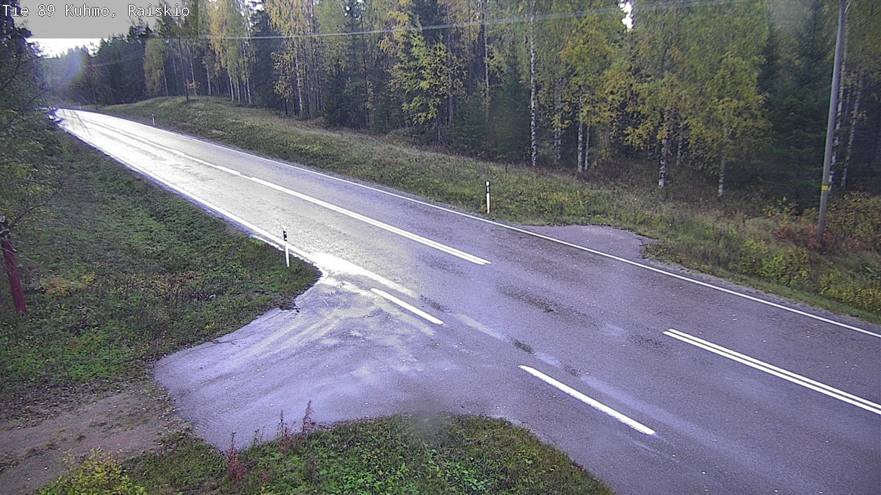 Weather Camera Image Road 89 Kuhmo, Raiskio, Kuhmo, Kainuu