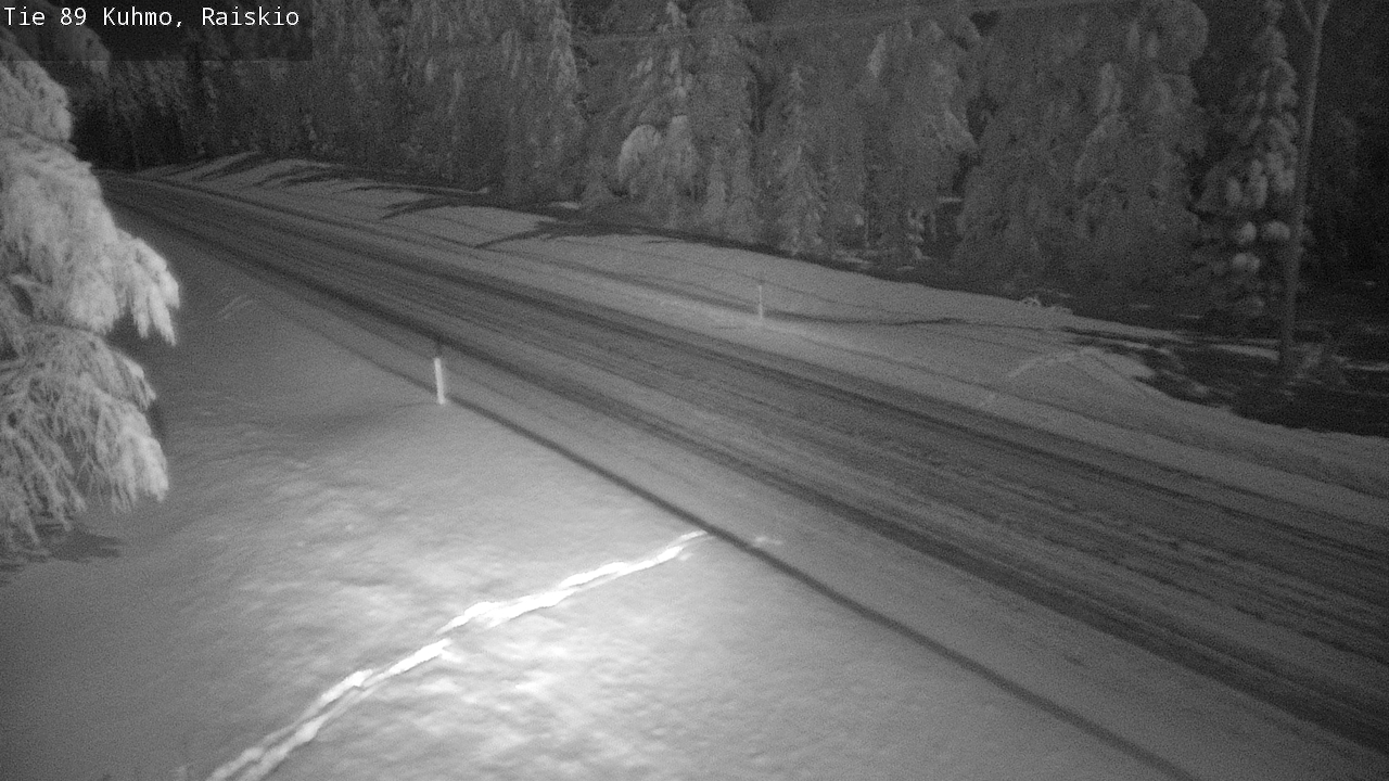 Weather Camera Image Väg 89 Kuhmo, Raiskio, Kuhmo, Kainuu