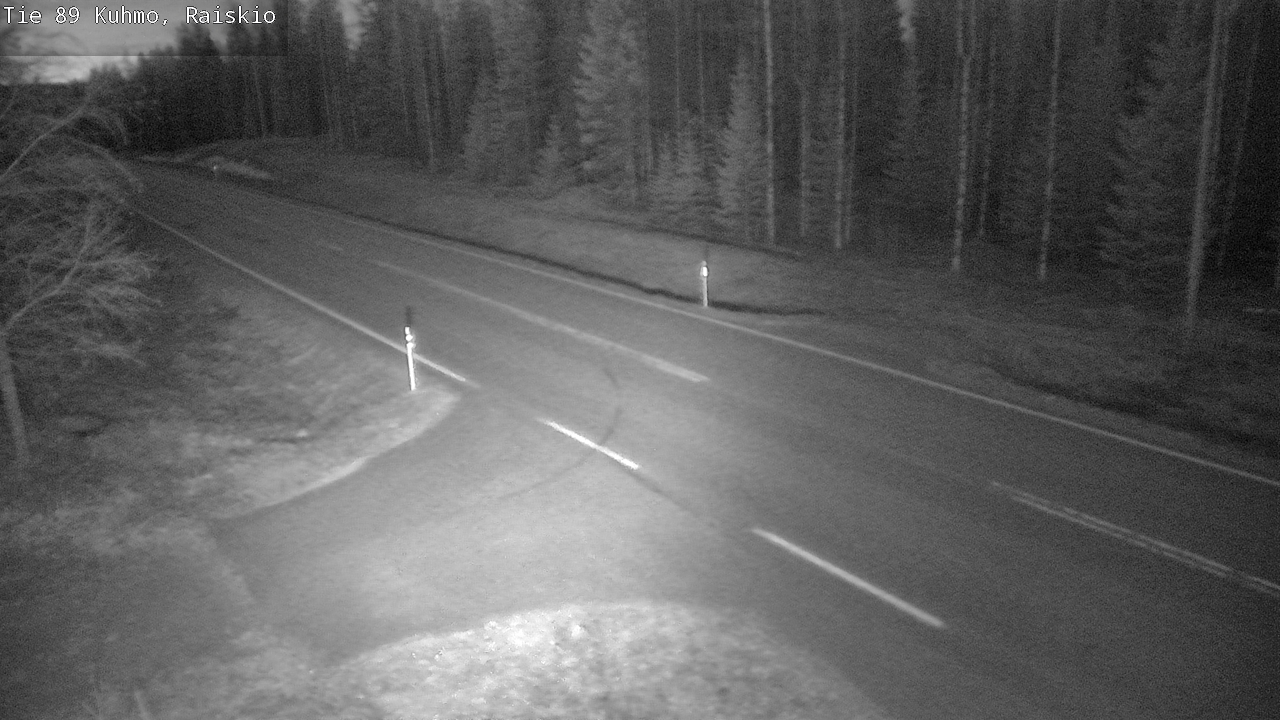 Weather Camera Image Road 89 Kuhmo, Raiskio, Kuhmo, Kainuu