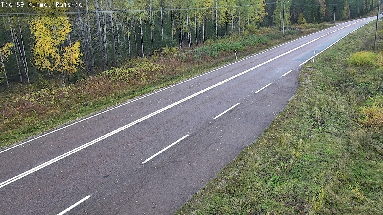 Weather Camera Image Road 89 Kuhmo, Raiskio, Kuhmo, Kainuu