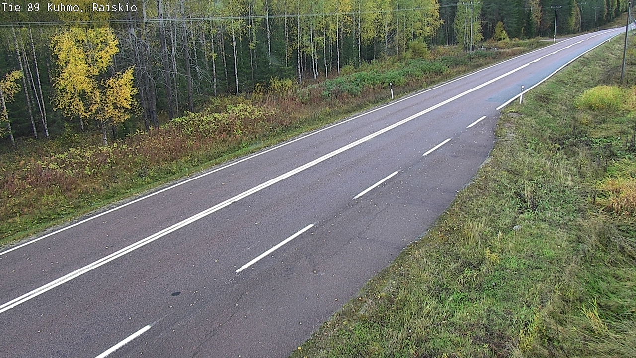Weather Camera Image Road 89 Kuhmo, Raiskio, Kuhmo, Kainuu