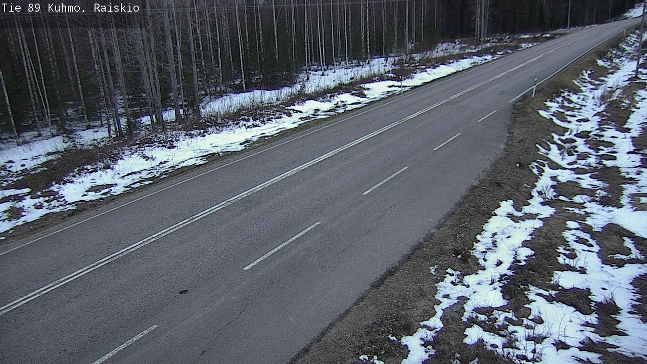 Weather Camera Image Road 89 Kuhmo, Raiskio, Kuhmo, Kainuu