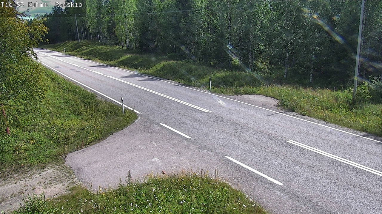 Weather Camera Image Road 89 Kuhmo, Raiskio, Kuhmo, Kainuu