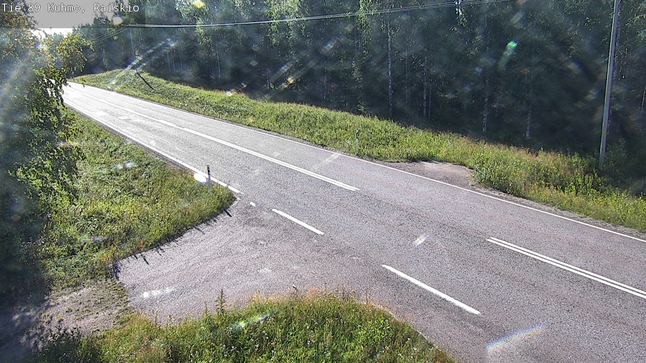 Weather Camera Image Road 89 Kuhmo, Raiskio, Kuhmo, Kainuu