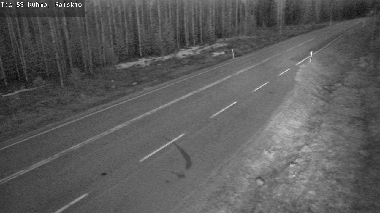 Weather Camera Image Road 89 Kuhmo, Raiskio, Kuhmo, Kainuu