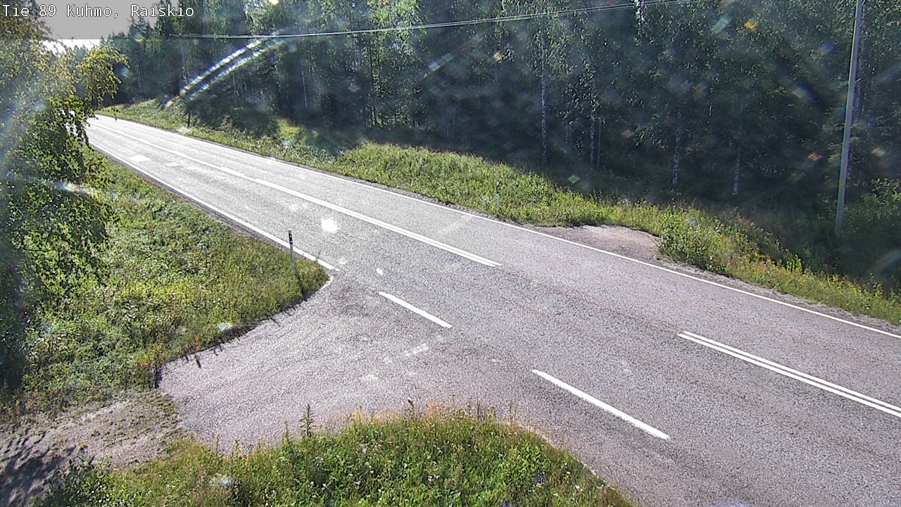 Weather Camera Image Road 89 Kuhmo, Raiskio, Kuhmo, Kainuu