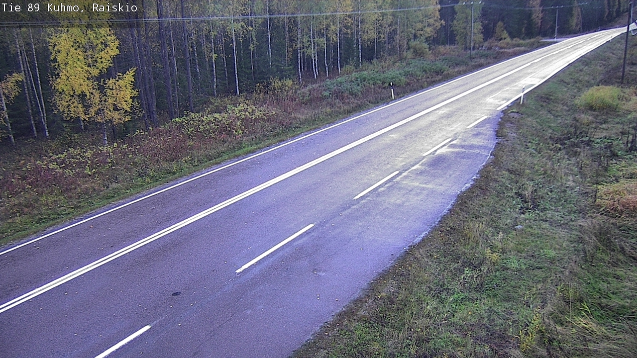 Weather Camera Image Road 89 Kuhmo, Raiskio, Kuhmo, Kainuu