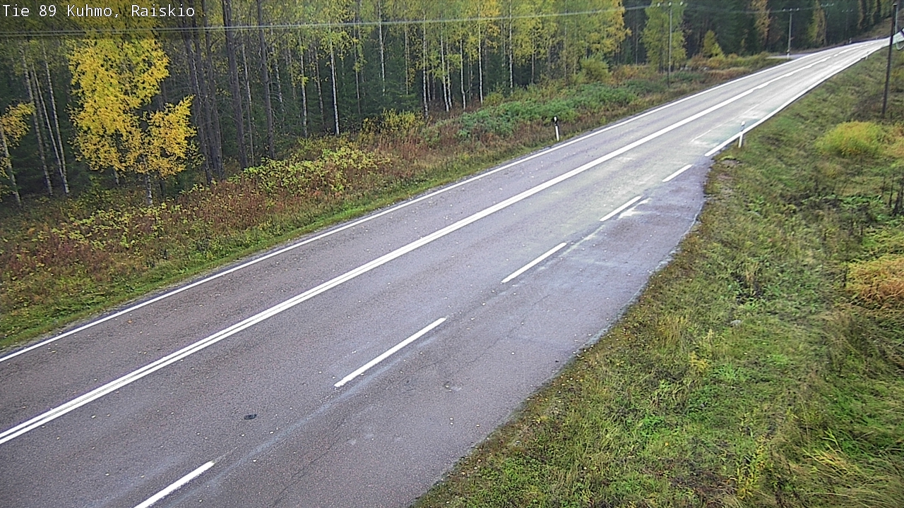 Weather Camera Image Road 89 Kuhmo, Raiskio, Kuhmo, Kainuu