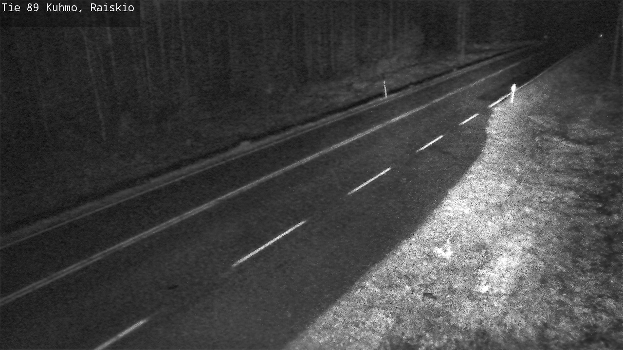 Weather Camera Image Väg 89 Kuhmo, Raiskio, Kuhmo, Kainuu