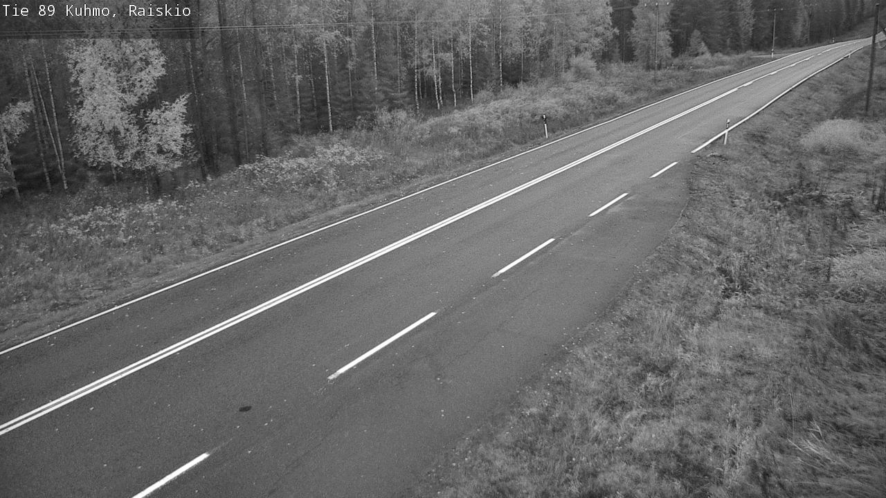 Weather Camera Image Road 89 Kuhmo, Raiskio, Kuhmo, Kainuu