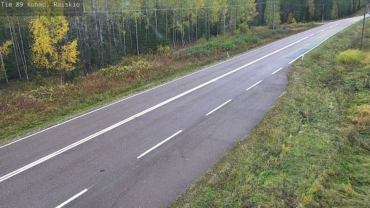 Weather Camera Image Road 89 Kuhmo, Raiskio, Kuhmo, Kainuu