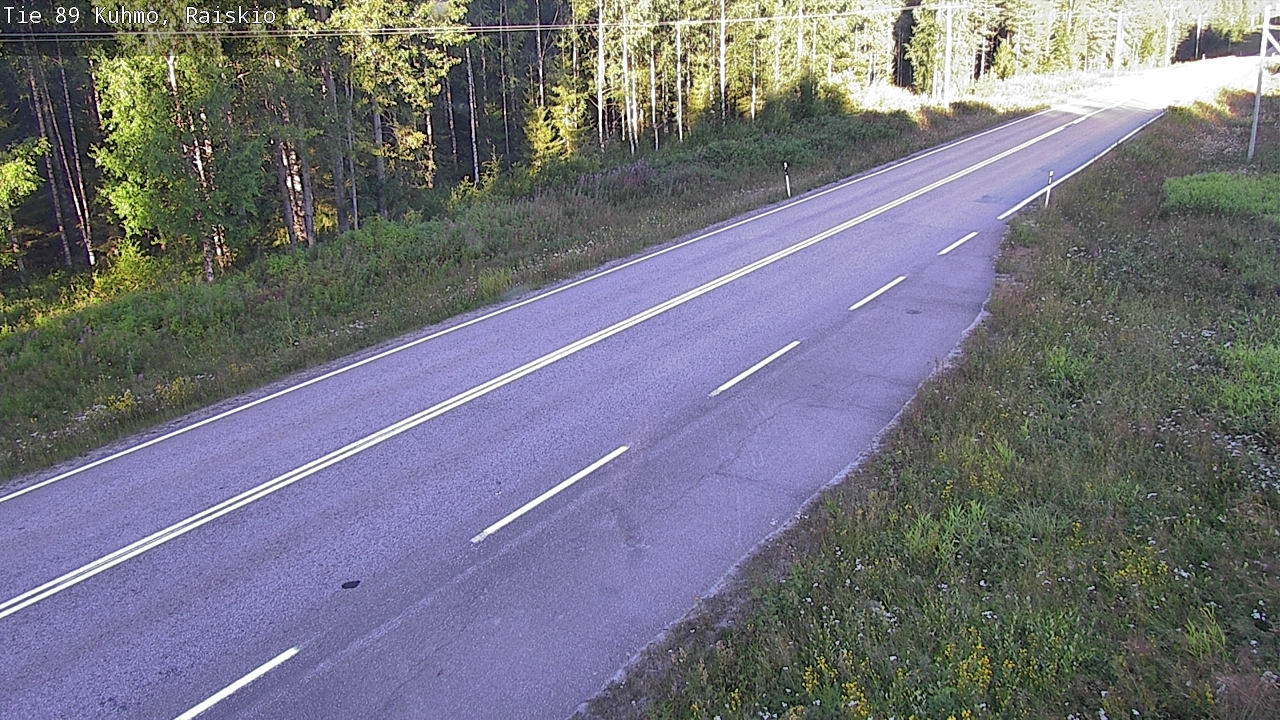 Weather Camera Image Road 89 Kuhmo, Raiskio, Kuhmo, Kainuu