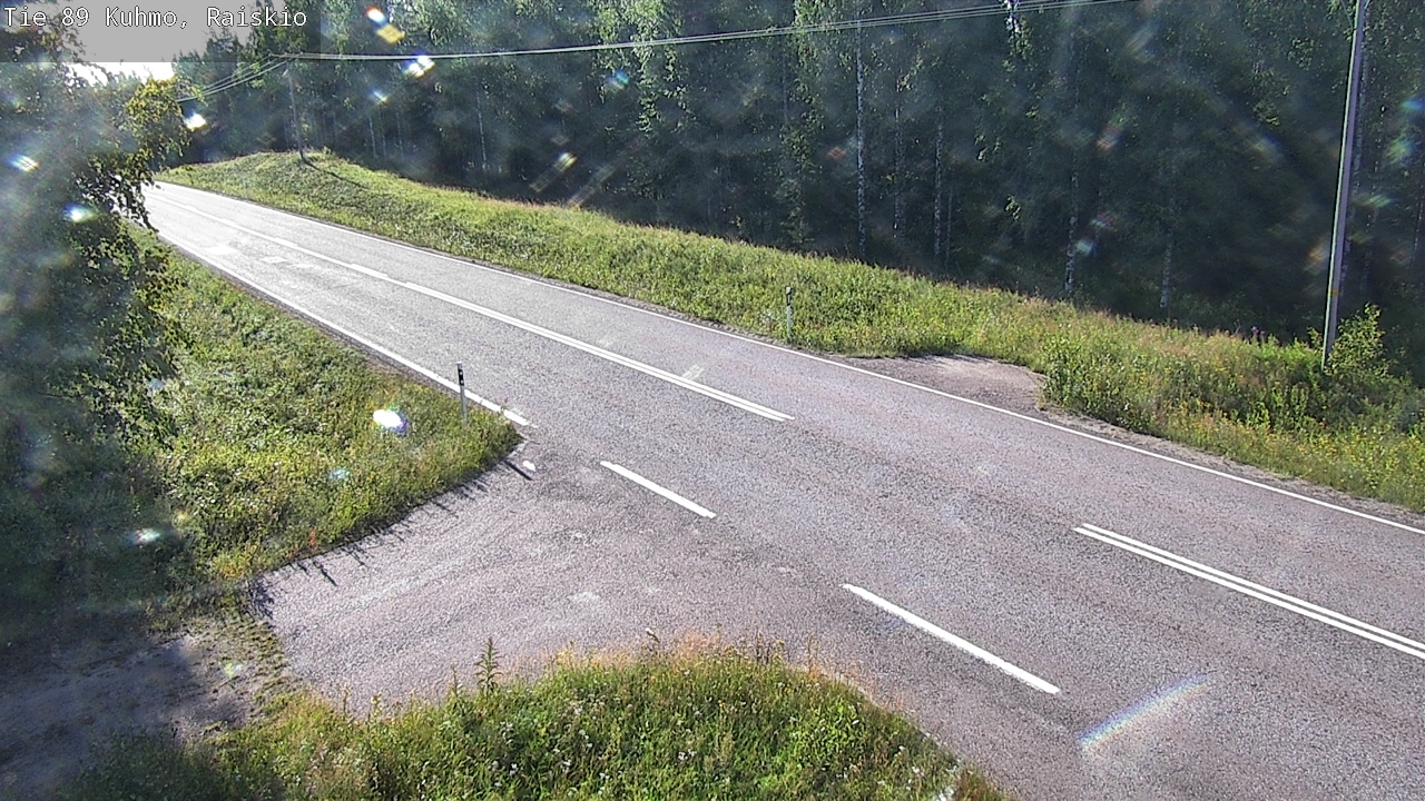 Weather Camera Image Road 89 Kuhmo, Raiskio, Kuhmo, Kainuu
