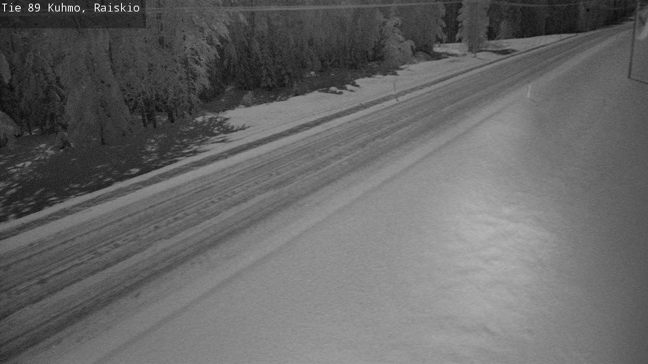 Weather Camera Image Väg 89 Kuhmo, Raiskio, Kuhmo, Kainuu