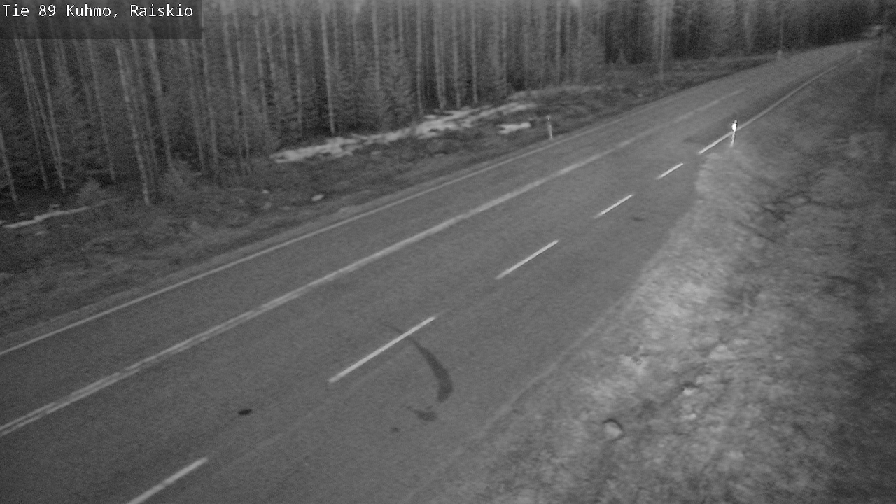 Weather Camera Image Road 89 Kuhmo, Raiskio, Kuhmo, Kainuu