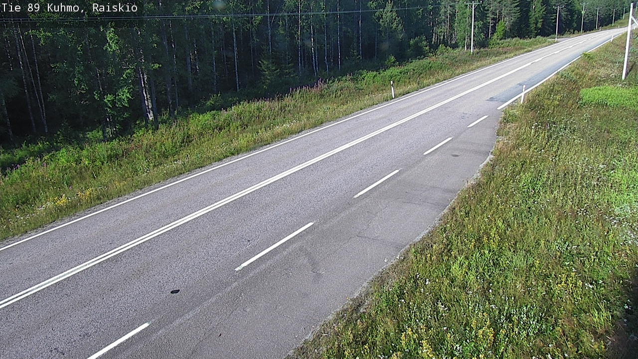 Weather Camera Image Road 89 Kuhmo, Raiskio, Kuhmo, Kainuu