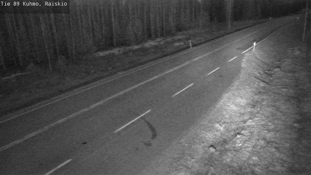 Weather Camera Image Väg 89 Kuhmo, Raiskio, Kuhmo, Kainuu