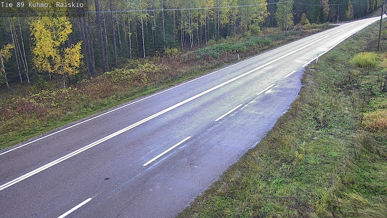Weather Camera Image Road 89 Kuhmo, Raiskio, Kuhmo, Kainuu