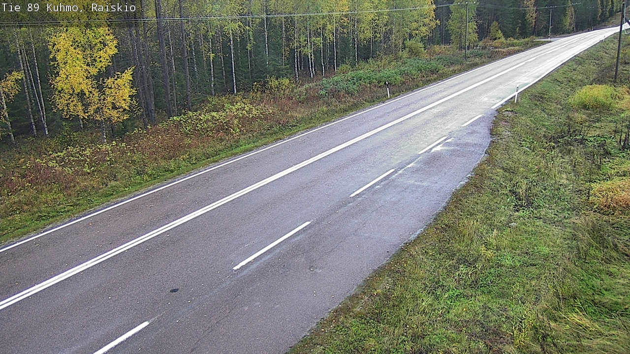 Weather Camera Image Road 89 Kuhmo, Raiskio, Kuhmo, Kainuu