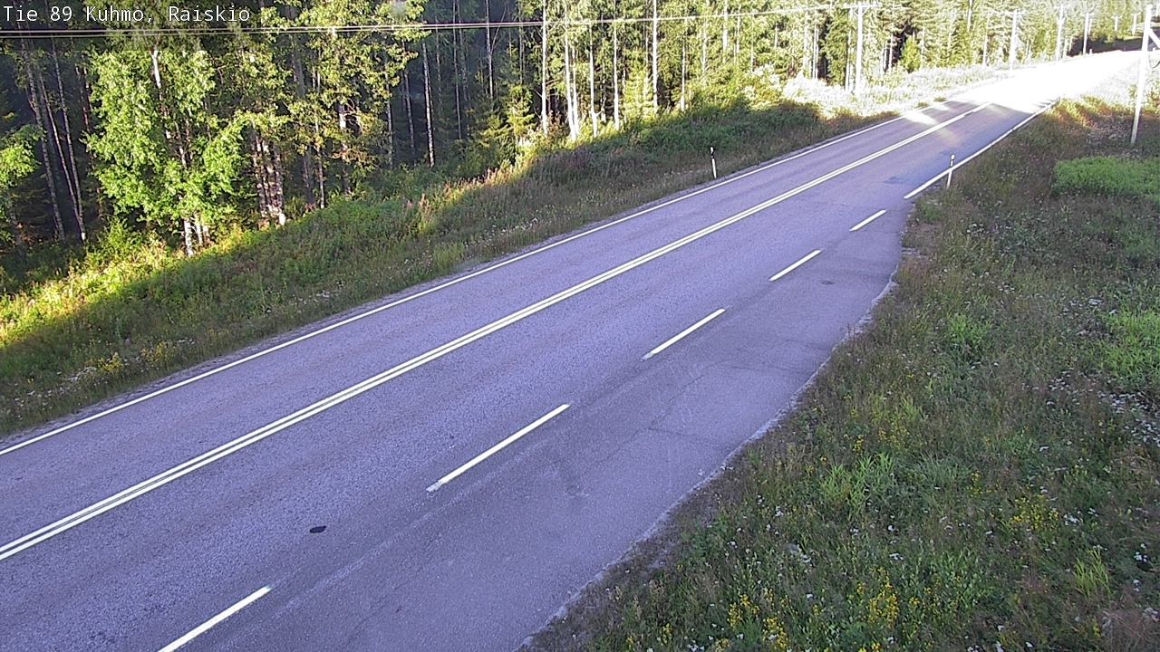 Weather Camera Image Road 89 Kuhmo, Raiskio, Kuhmo, Kainuu