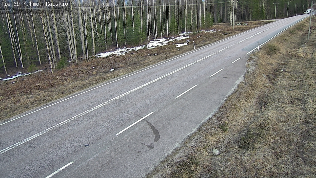 Weather Camera Image Road 89 Kuhmo, Raiskio, Kuhmo, Kainuu