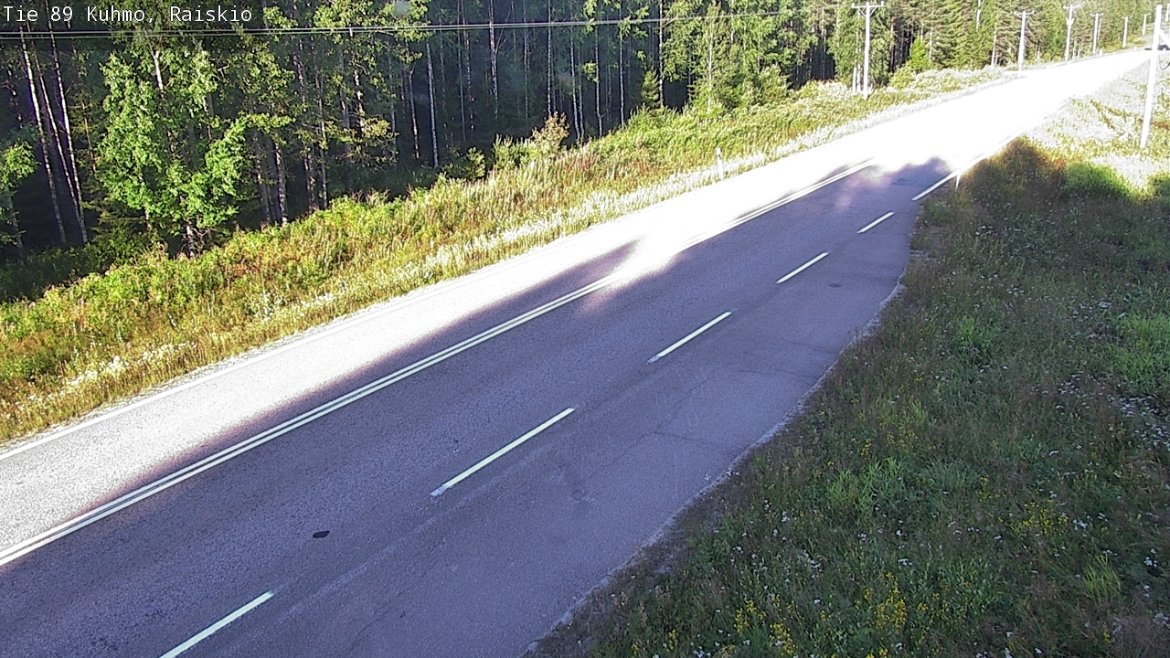 Weather Camera Image Road 89 Kuhmo, Raiskio, Kuhmo, Kainuu
