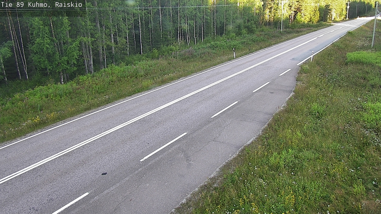 Weather Camera Image Road 89 Kuhmo, Raiskio, Kuhmo, Kainuu