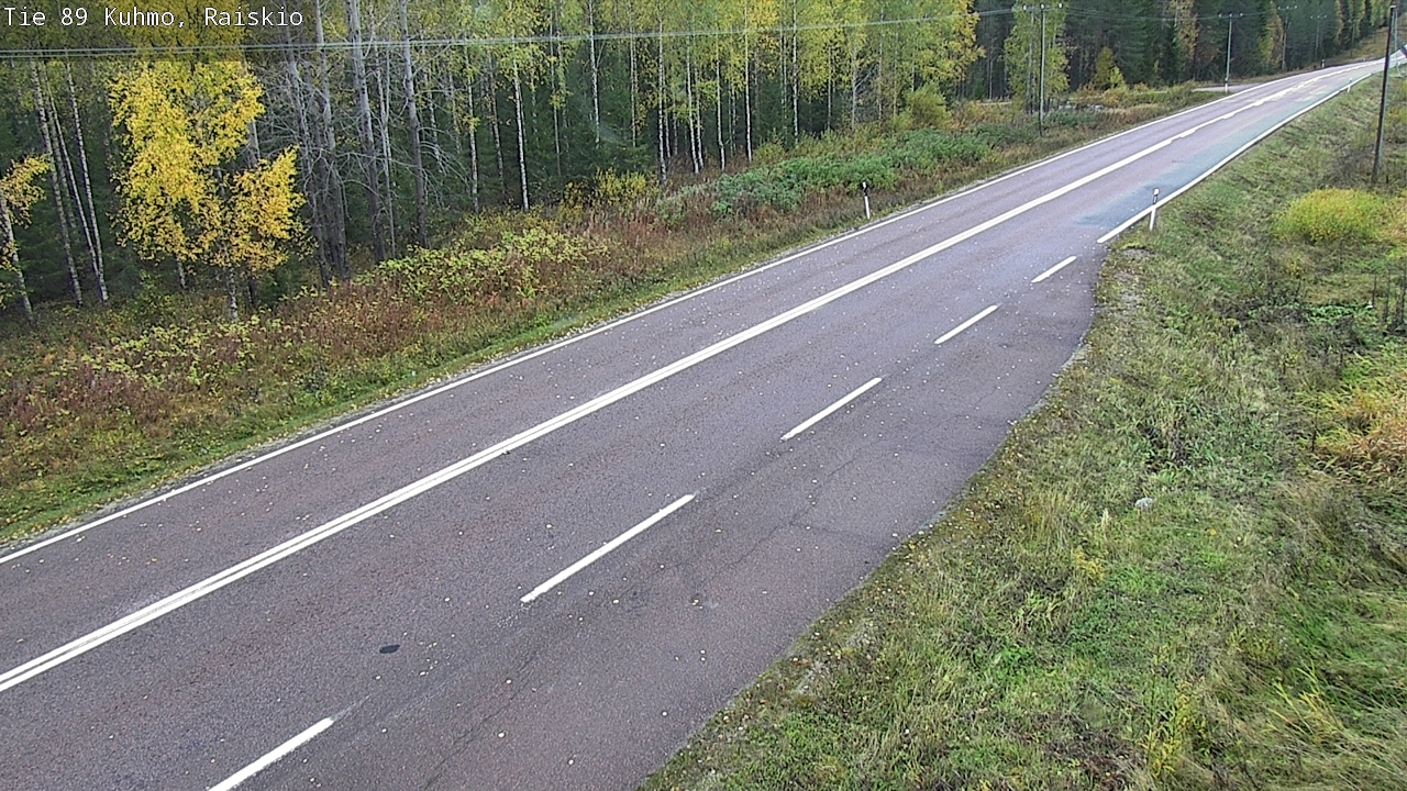 Weather Camera Image Road 89 Kuhmo, Raiskio, Kuhmo, Kainuu