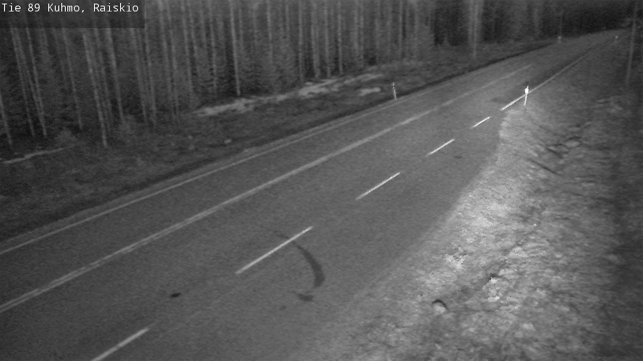 Weather Camera Image Road 89 Kuhmo, Raiskio, Kuhmo, Kainuu