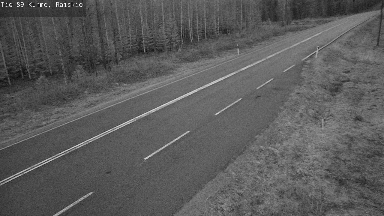 Weather Camera Image Road 89 Kuhmo, Raiskio, Kuhmo, Kainuu