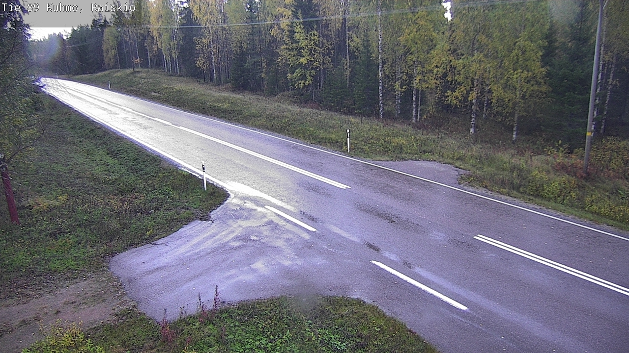 Weather Camera Image Road 89 Kuhmo, Raiskio, Kuhmo, Kainuu