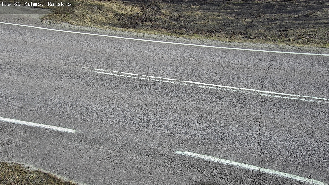 Weather Camera Image Väg 89 Kuhmo, Raiskio, Kuhmo, Kainuu
