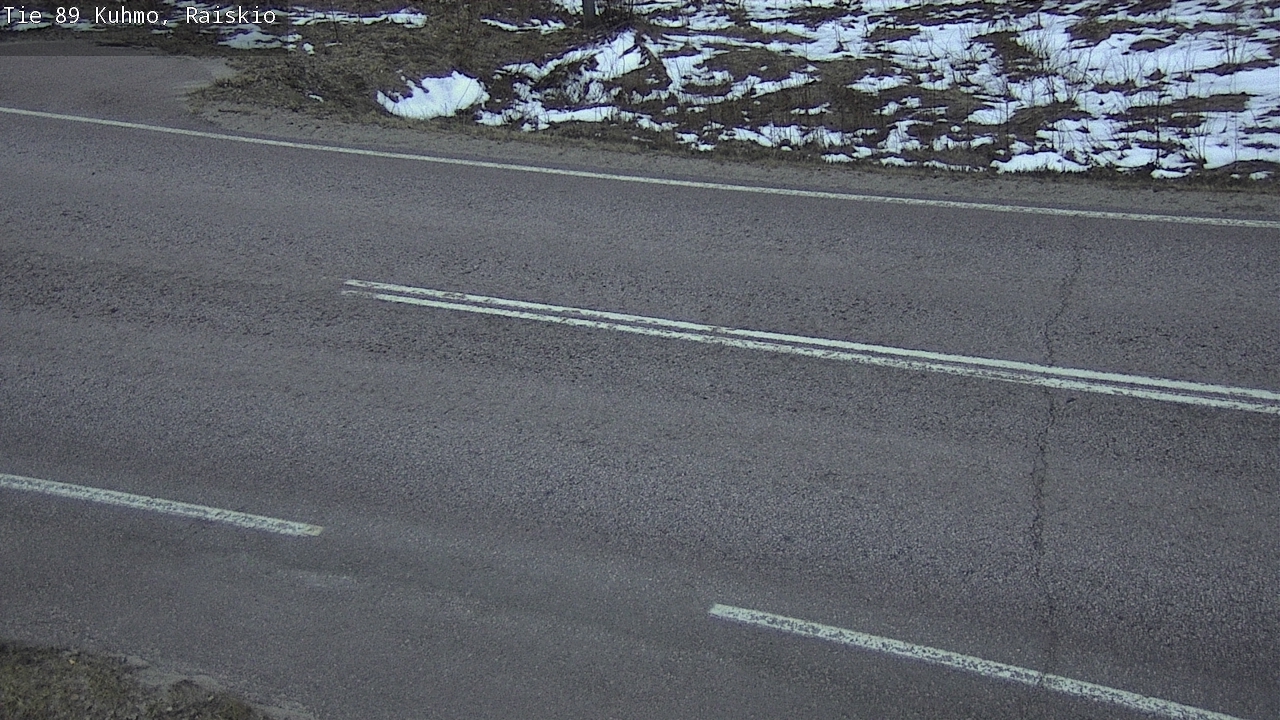 Weather Camera Image Road 89 Kuhmo, Raiskio, Kuhmo, Kainuu