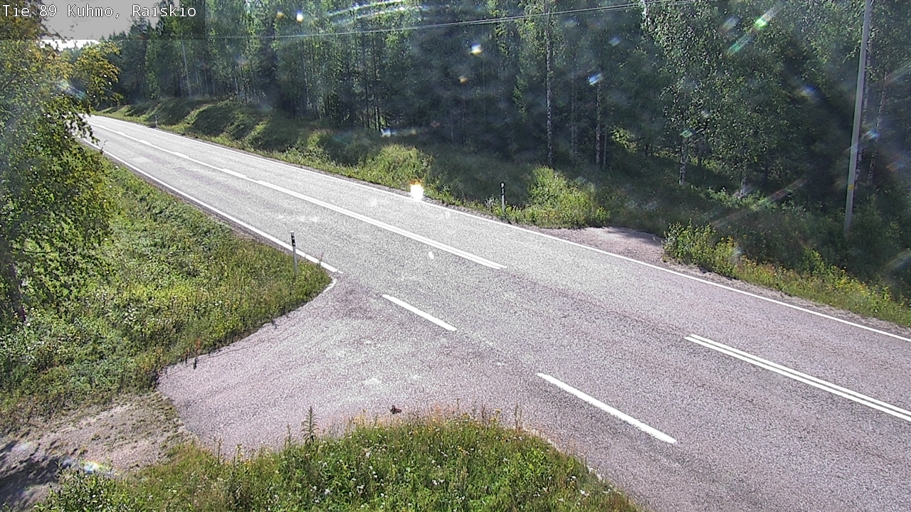 Weather Camera Image Road 89 Kuhmo, Raiskio, Kuhmo, Kainuu