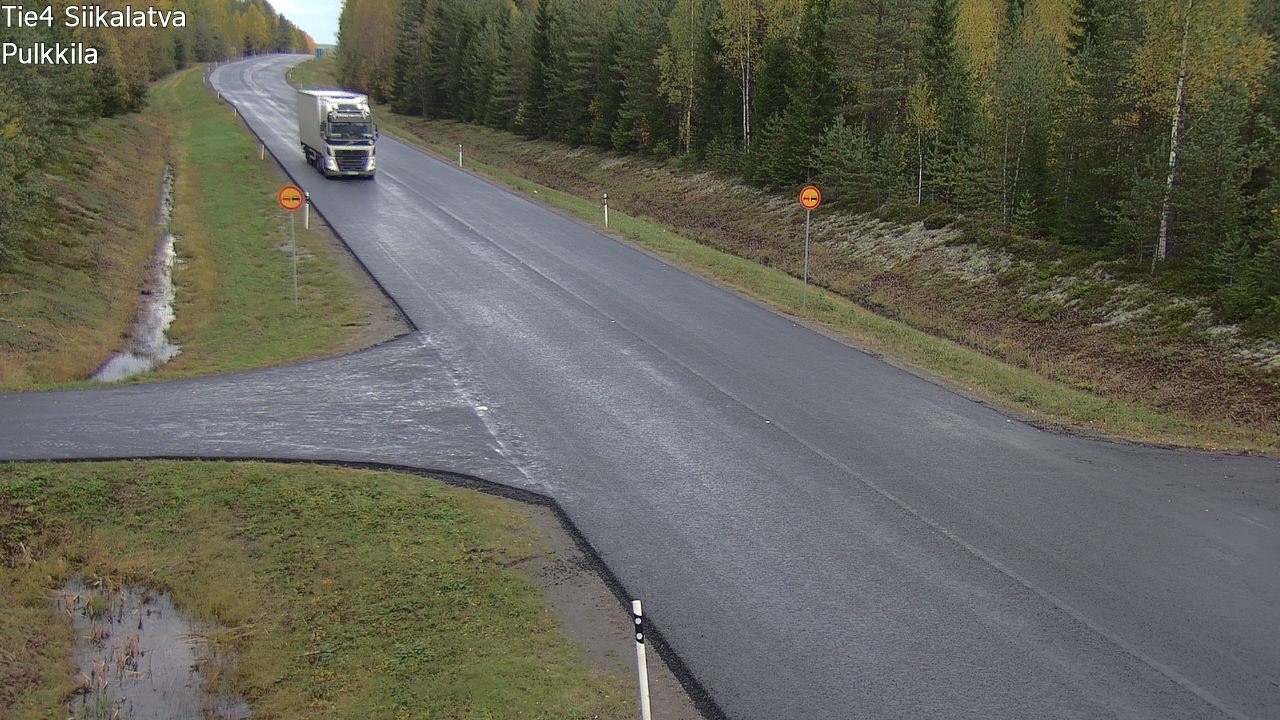 Weather Camera Image Road 4 Siikalatva, Pulkkila, Siikalatva, Pohjois-Pohjanmaa