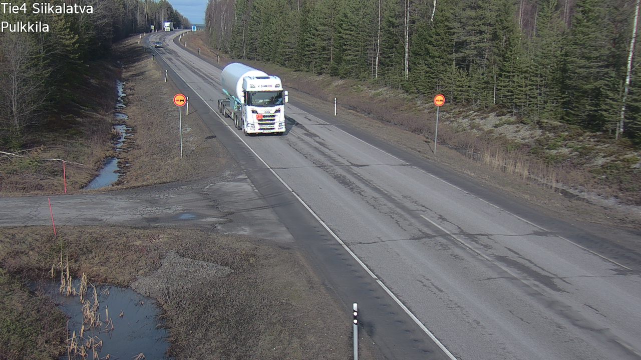 Kelikamerat Kuva Tie 4 Siikalatva, Pulkkila, Siikalatva, Pohjois-Pohjanmaa