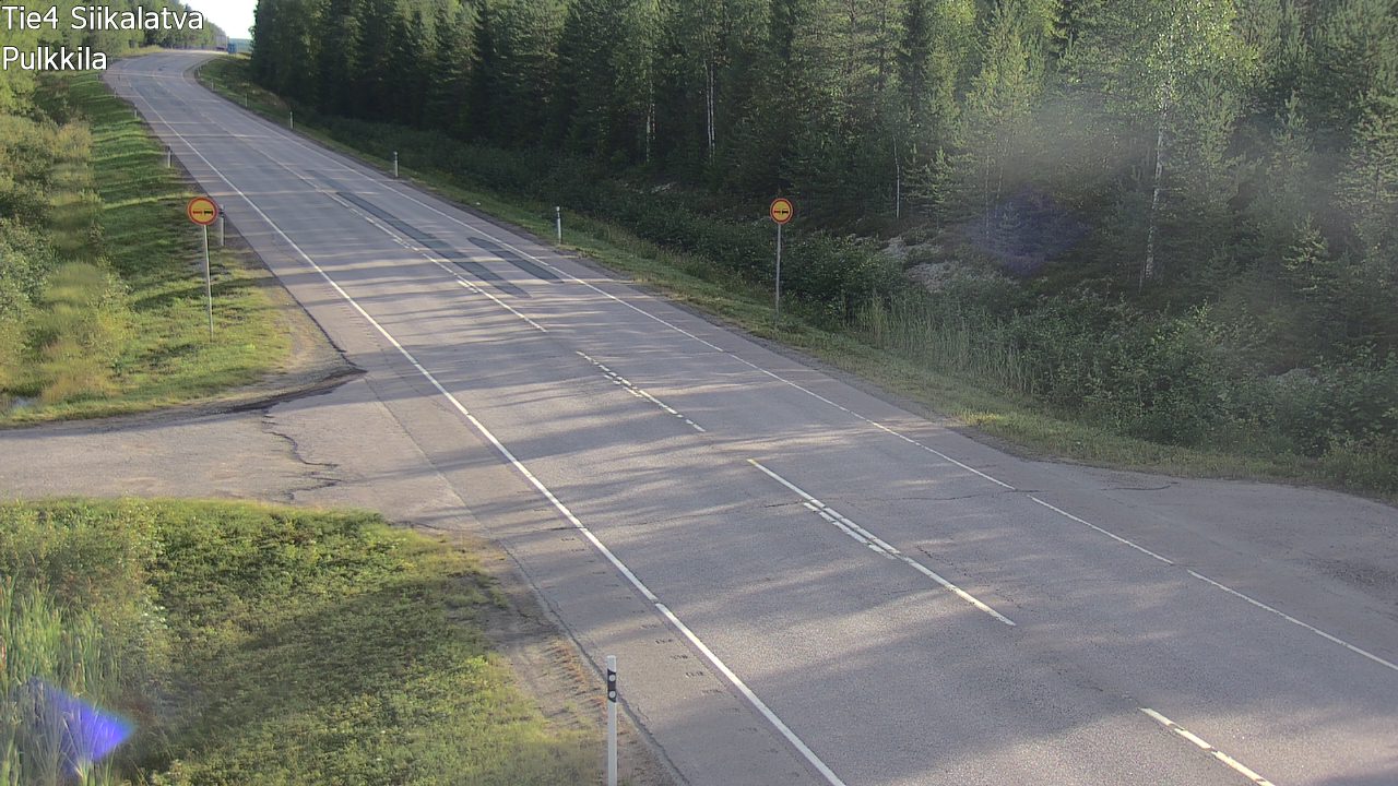 Weather Camera Image Road 4 Siikalatva, Pulkkila, Siikalatva, Pohjois-Pohjanmaa