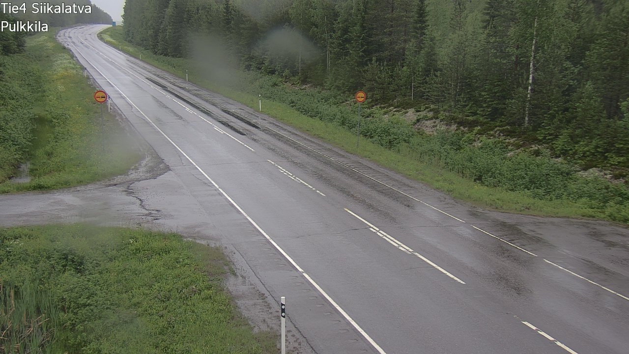 Weather Camera Image Road 4 Siikalatva, Pulkkila, Siikalatva, Pohjois-Pohjanmaa