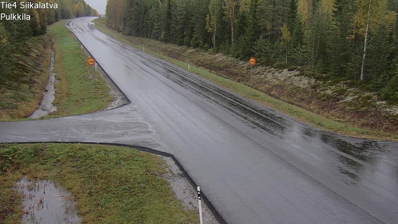 Weather Camera Image Road 4 Siikalatva, Pulkkila, Siikalatva, Pohjois-Pohjanmaa
