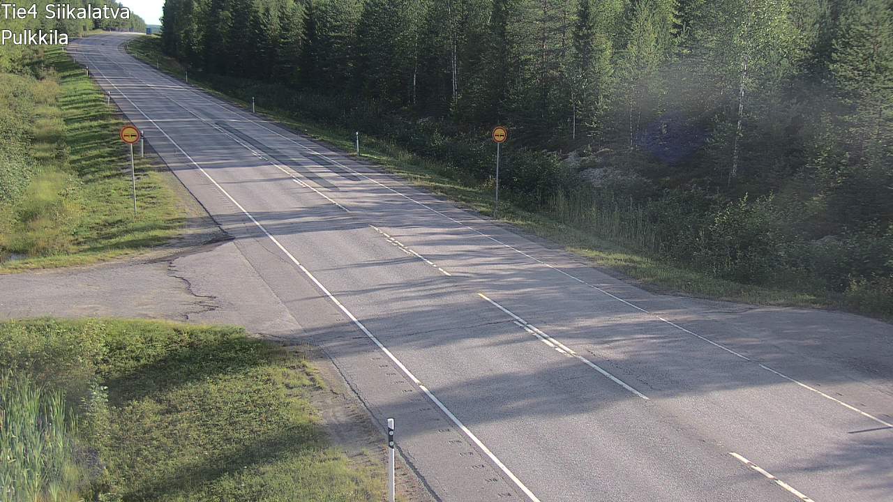 Weather Camera Image Väg 4 Siikalatva, Pulkkila, Siikalatva, Pohjois-Pohjanmaa