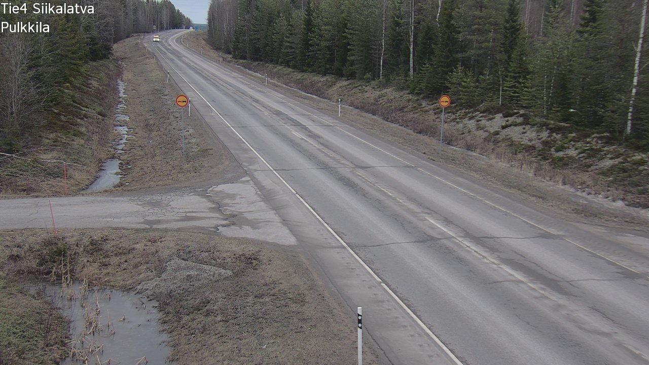 Weather Camera Image Väg 4 Siikalatva, Pulkkila, Siikalatva, Pohjois-Pohjanmaa